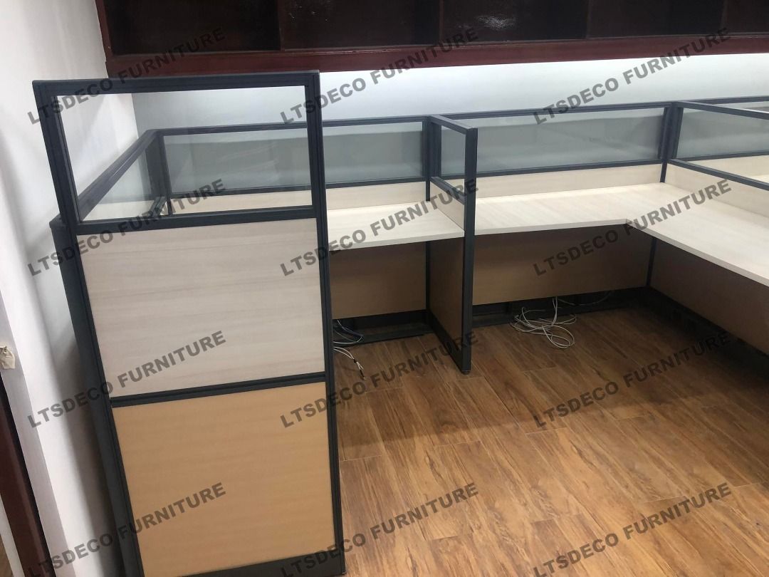 workstation tables modular office partition customized cubicles (Category: Office Furniture & Fixtures) located in Caloocan City. Submitted by cheska.ltsdeco (Listing ID 1466369314, Image 3). Description: 👉Are you looking for WORKSTATION, MODULAR CUBICLES OFFICE PARTITION, and OFFICE FURNITURE SUPPLIER? LTSDECO Furniture, is direct supplier, manufacturer, and trusted provider of high quality, affordable and durable modular office divider partiti