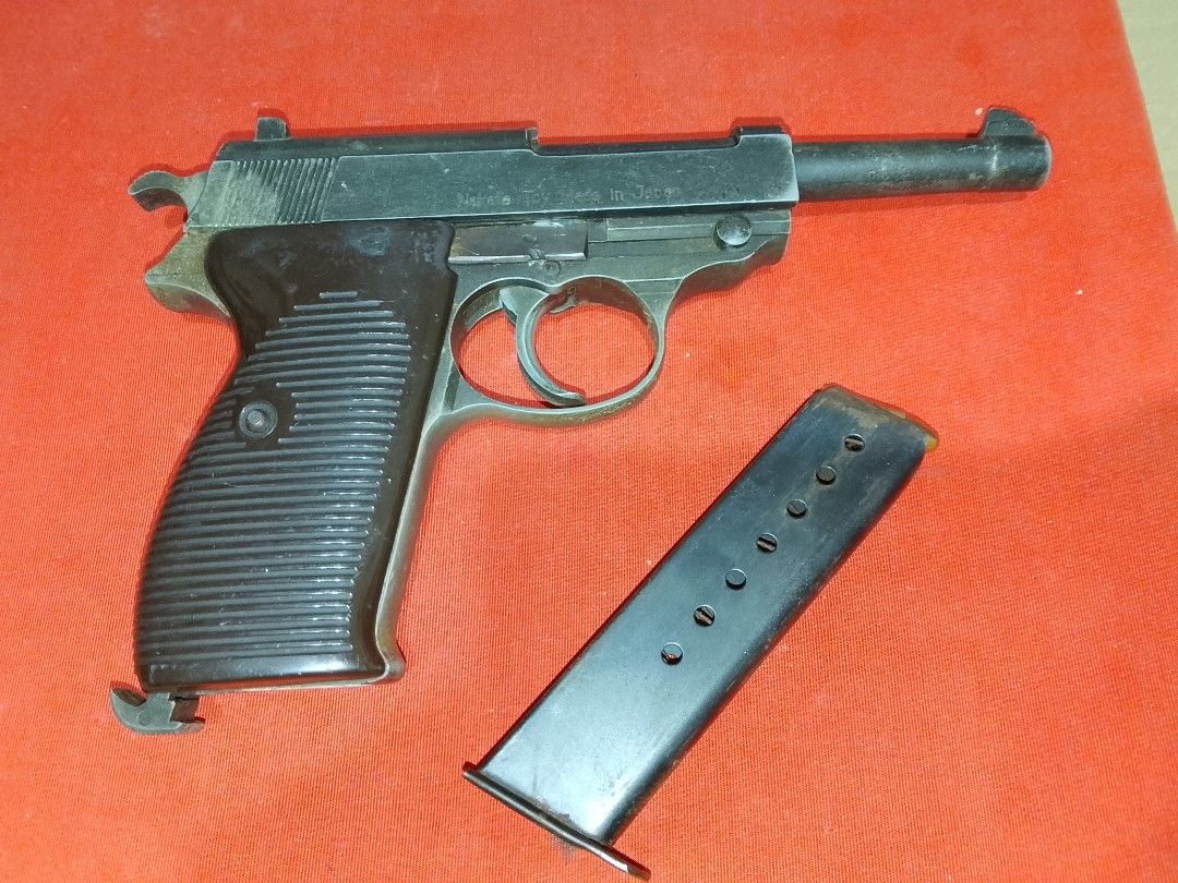 WWII Replica/Toy P38 (Category: Vintage Collectibles) located in Santo Tomas. Submitted by retrotastic (Listing ID 1466358689, Image 2). Description: Nakata Japan, feels at weighs like the real one. made of Heavy metal. very old so as is. highly collectible with freebies ✔️ Original Nakata Japan🇯🇵.