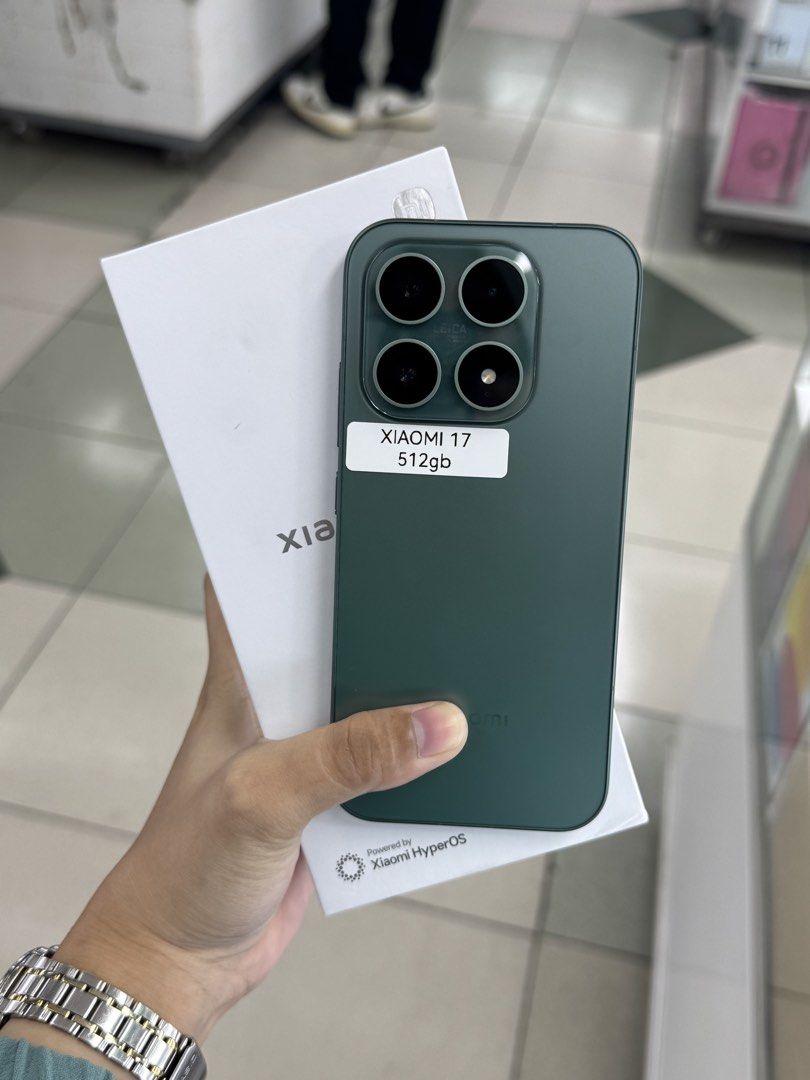 XIAOMI 17 5G 12/512GB OPENLINE COMPLETE BOX (Category: Xiaomi) located in San Juan City. Submitted by aynaagadgets (Listing ID 1466358855, Image 1). Description: XIAOMI 17 5G 12/512GB OPENLINE OCTOBER 2026 STALL #: XB-07 FOR SALE | TRADE / SWAP PASS SA MGA SCAMMERS / THIRD PARTY (RFS: Buy and Sell) ⬇️DETAILS⬇️ •12/512 GB (Other storage is also available) •Green (Other color is also available but price may vary) •100%bh •Global Variant •95% Smooth