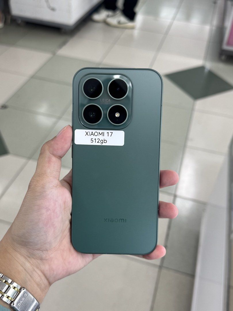 XIAOMI 17 5G 12/512GB OPENLINE COMPLETE BOX (Category: Xiaomi) located in San Juan City. Submitted by aynaagadgets (Listing ID 1466358855, Image 2). Description: XIAOMI 17 5G 12/512GB OPENLINE OCTOBER 2026 STALL #: XB-07 FOR SALE | TRADE / SWAP PASS SA MGA SCAMMERS / THIRD PARTY (RFS: Buy and Sell) ⬇️DETAILS⬇️ •12/512 GB (Other storage is also available) •Green (Other color is also available but price may vary) •100%bh •Global Variant •95% Smooth
