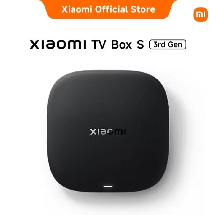 Xiaomi TV Box S 3rd Gen 4K Media Player (Category: TV Parts & Accessories) located in Makati City. Submitted by smith_1 (Listing ID 1466374627, Image 1). Description: - Brand new in box (BNIB) Xiaomi TV Box S 3rd Gen - 4K UHD resolution with Dolby Vision for cinema-grade picture quality - Equipped with Wi-Fi 6 for faster, lag-free streaming - Stylish, sleek black rounded pebble design - Equipped with essential ports: HDMI, USB, and power input - 
