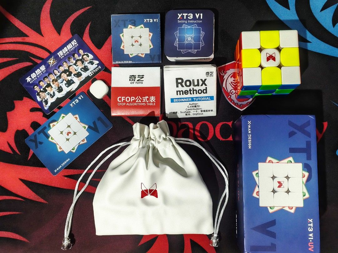 Magnetic Speedcube [XT3 V1] (Category: Board Games & Puzzles) located in Malabon City. Submitted by frgenesis (Listing ID 1466463298, Image 3). Description: QiYi X-Man Xt3 V1 Pioneer UV (Highest Variant) - Complete w/ box and accessories - Less than 50 solves Rfs: Need funds.