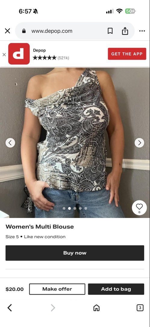 y2k mcbling 2000s Cachè beaded asymmetrical top (Category: Sleeveless) located in Pasig City. Submitted by misssynergy1800 (Listing ID 1466369785, Image 2). Description: .