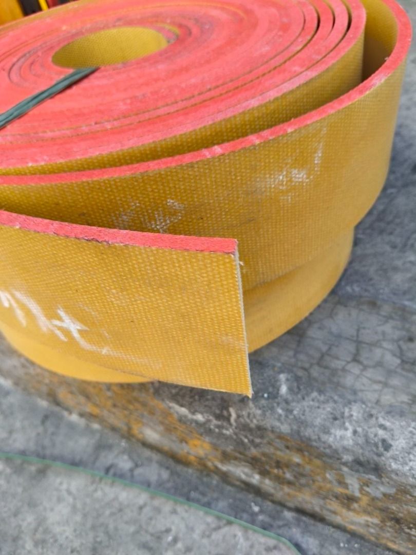 YELLOW FLAT BELT SIZE: 4"X6PLY (Category: Construction Tools & Equipment) located in Manila. Submitted by joeyroque09 (Listing ID 1466398772, Image 2). Description: YELLOW FLAT BELT SIZE: 4"X6PLY .