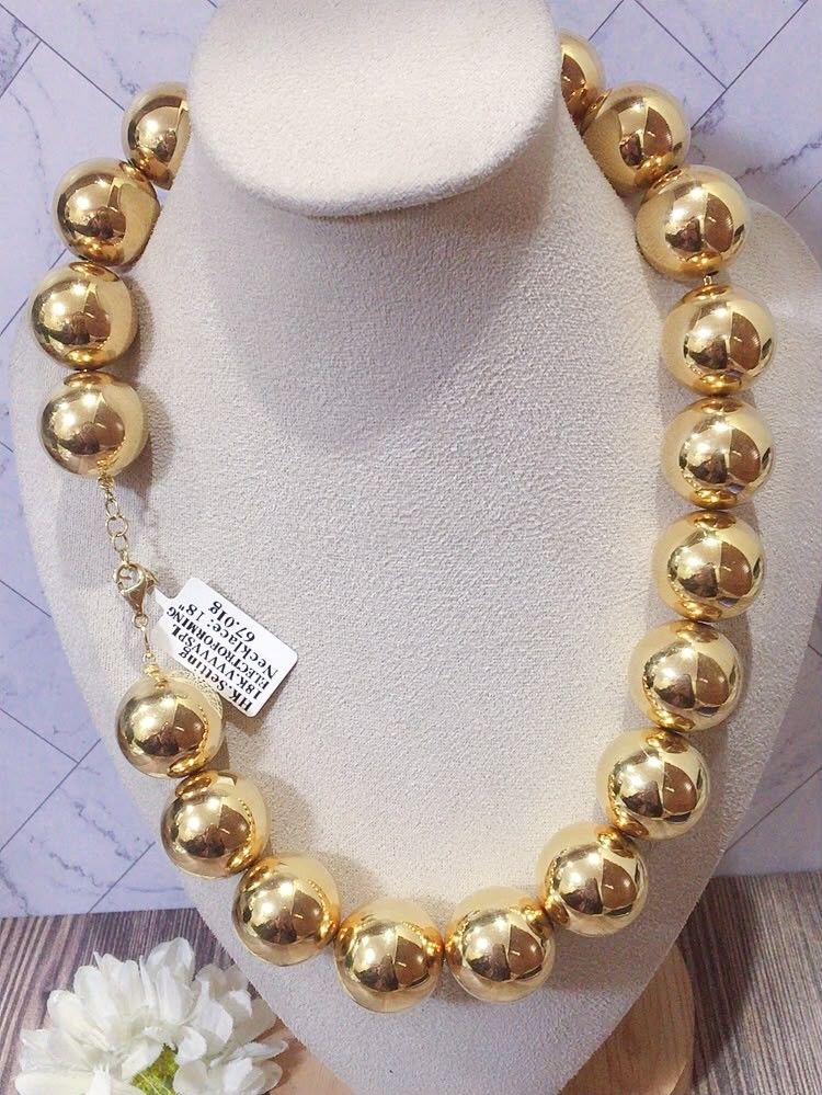 YG Ball Necklace 18k gold hk setting (Category: Necklaces) located in Manila. Submitted by primejewelry (Listing ID 1466460976, Image 1). Description: .