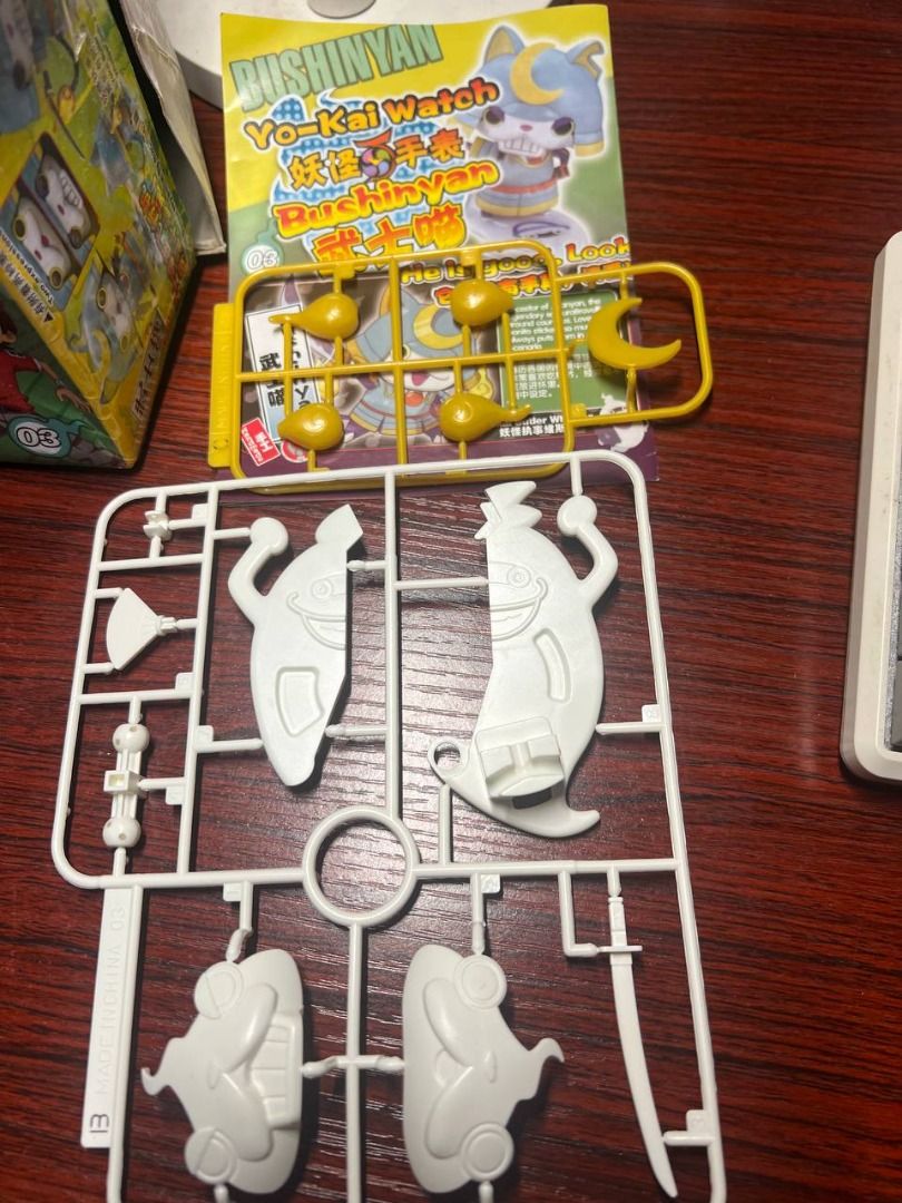 Yo-Kai Watch Bushinyan Plastic Model Kit 03 (Category: Figurines & Statues) located in Baguio. Submitted by ditoyzb08176 (Listing ID 1466485158, Image 2). Description: - Item: Bushinyan model kit (Yo-Kai Watch) - Condition: Brand new / Unbuilt (parts still on runners) - Colors: Blue, white, light blue, and yellow - Inclusions: Original box, instruction manual, and sticker sheet - Ideal for: Yo-Kai Watch fans and anime model building hobbyists Loc