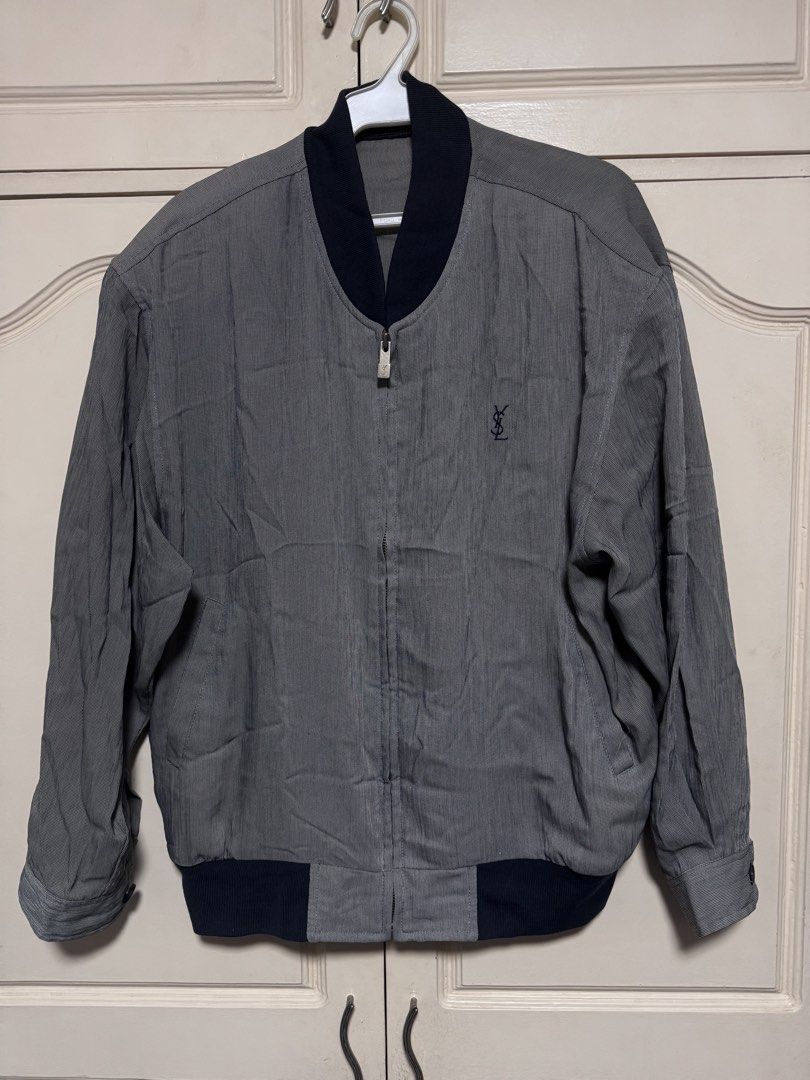 YSL Jacket (Category: Coats, Jackets and Outerwear) located in Paranaque City. Submitted by nixcited (Listing ID 1466352139, Image 1). Description: Size 95 Width: 23.5” Length: 27.5”.