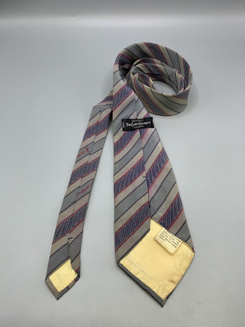 YVES SAINT LAURENT NECKTIE (Category: Ties) located in Bulacan. Submitted by ridersthrift_ph (Listing ID 1466496404, Image 1). Description: Authentic In Great Condition Gcash Payment Bulacan 📍.