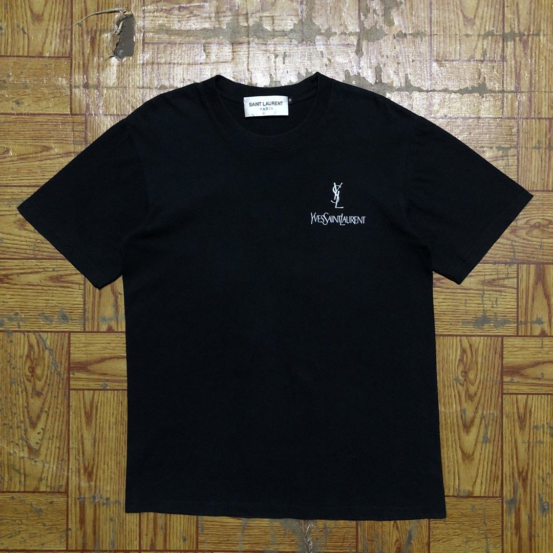 YvesSaintLaurent Tee (Category: Luxury Apparel) located in Dasmarinas. Submitted by corenyxmessy_3rd_account (Listing ID 1466532196, Image 1). Description: width - 19 length - 26.5.