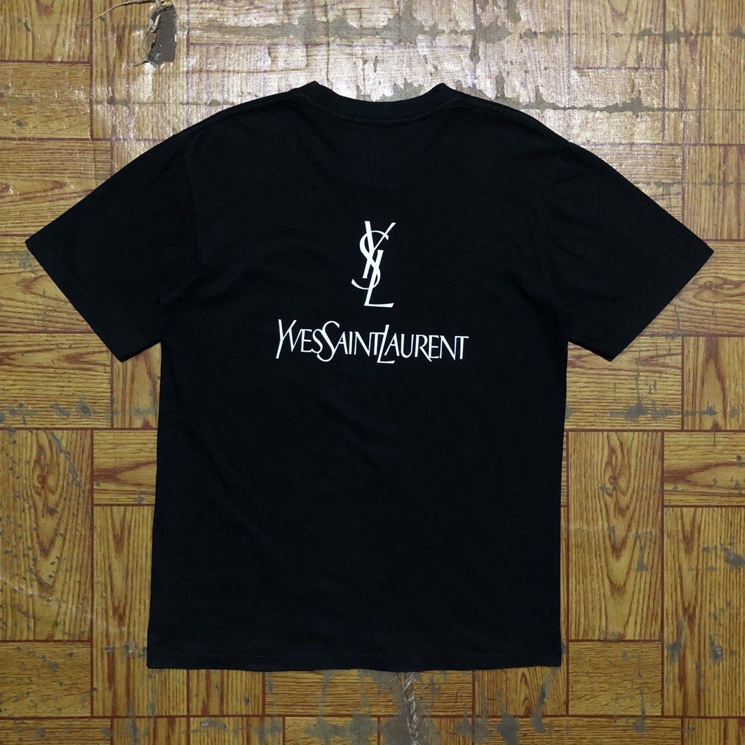 YvesSaintLaurent Tee (Category: Luxury Apparel) located in Dasmarinas. Submitted by corenyxmessy_3rd_account (Listing ID 1466532196, Image 2). Description: width - 19 length - 26.5.