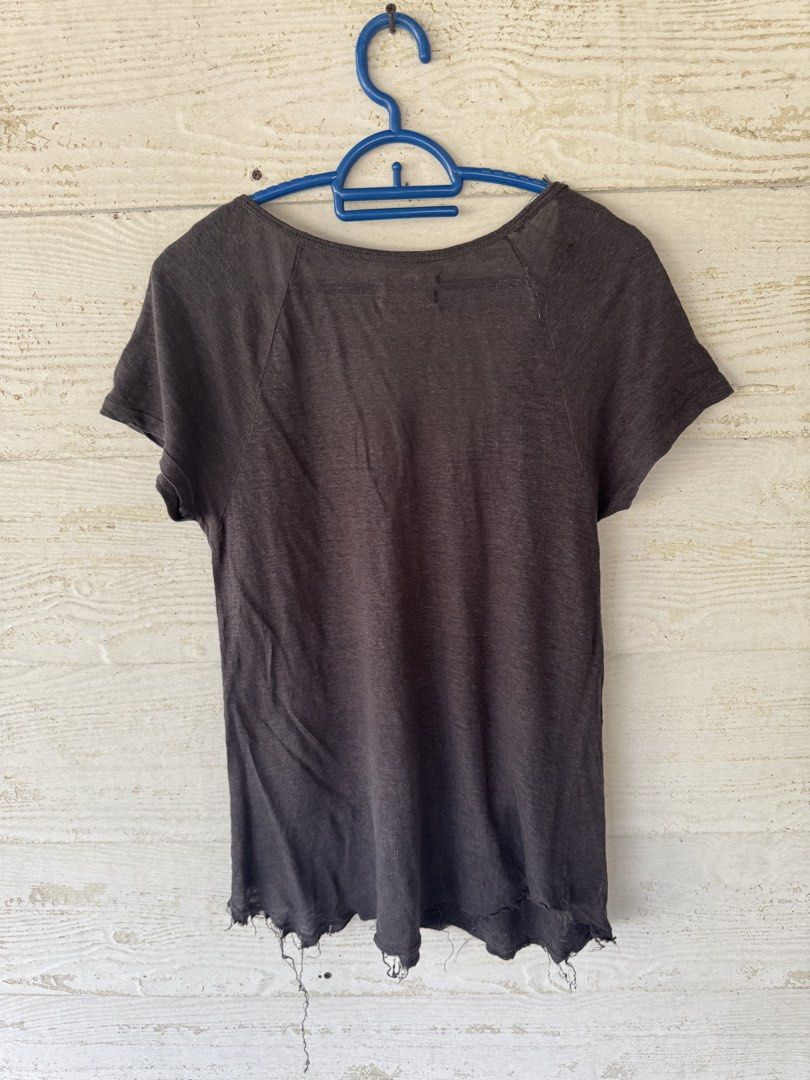 Zara Basic (Category: Shirts) located in Tumpat. Submitted by deqla2727 (Listing ID 1466357714, Image 2). Description: Zara Basic saiz M pit16 lbuh24 bhu13.5 cndn9/10 call,wsap0129636410 c43.