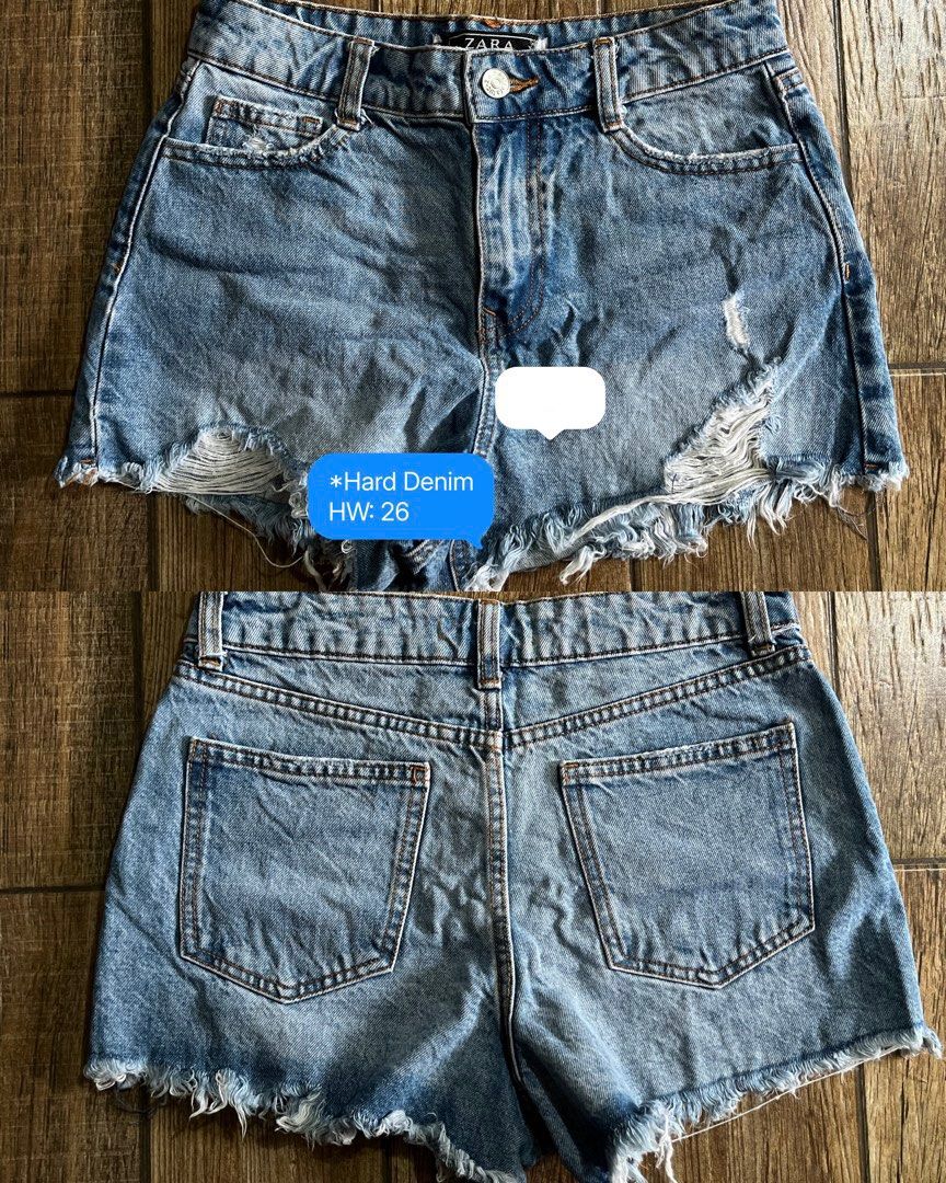 Zara Denim Shorts (Category: Shorts) located in Mandaluyong City. Submitted by yanna_02501 (Listing ID 1461176992, Image 1). Description: .