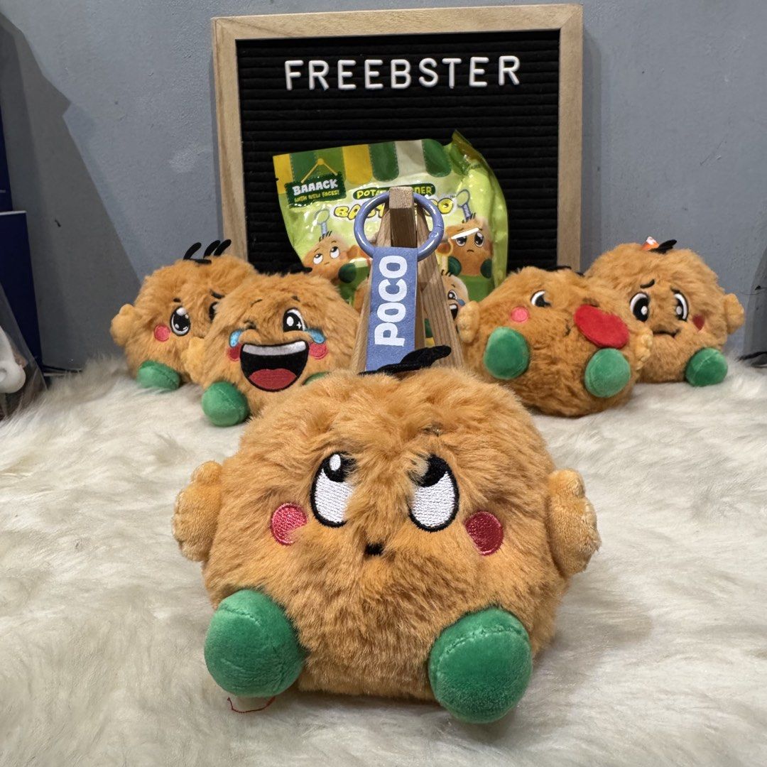 [100% ORIGINAL] Potato Corner Baby Poco Version 2 (Pocollectibles) (Category: Action & Battle Toys) located in Makati City. Submitted by freebster (Listing ID 1466614948, Image 3). Description: 350 each plushie.