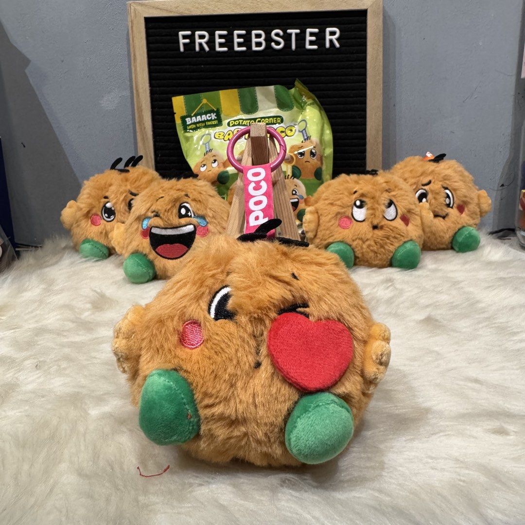 [100% ORIGINAL] Potato Corner Baby Poco Version 2 (Pocollectibles) (Category: Action & Battle Toys) located in Makati City. Submitted by freebster (Listing ID 1466614948, Image 2). Description: 350 each plushie.