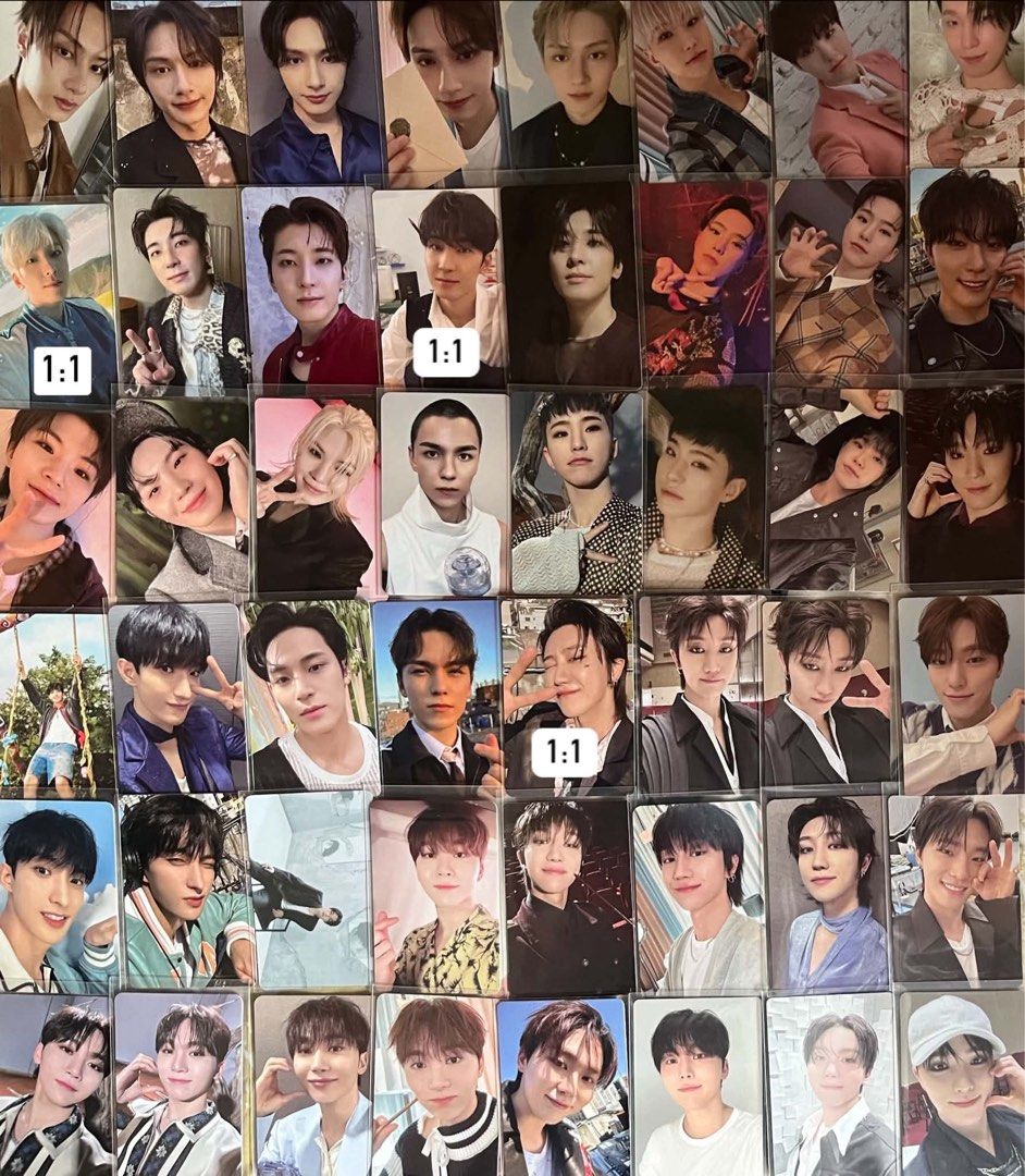 100 PHP each Seventeen Random PCs (Category: K-Wave Merchandise) located in Cebu City. Submitted by riyaaaaa_ (Listing ID 1466623541, Image 2). Description: PHP 100 each Less 10 per pc if getting 7+ PAYO , Onhand MOD : JNT Loc : Cebu X sensi , good condi DM to claim!.