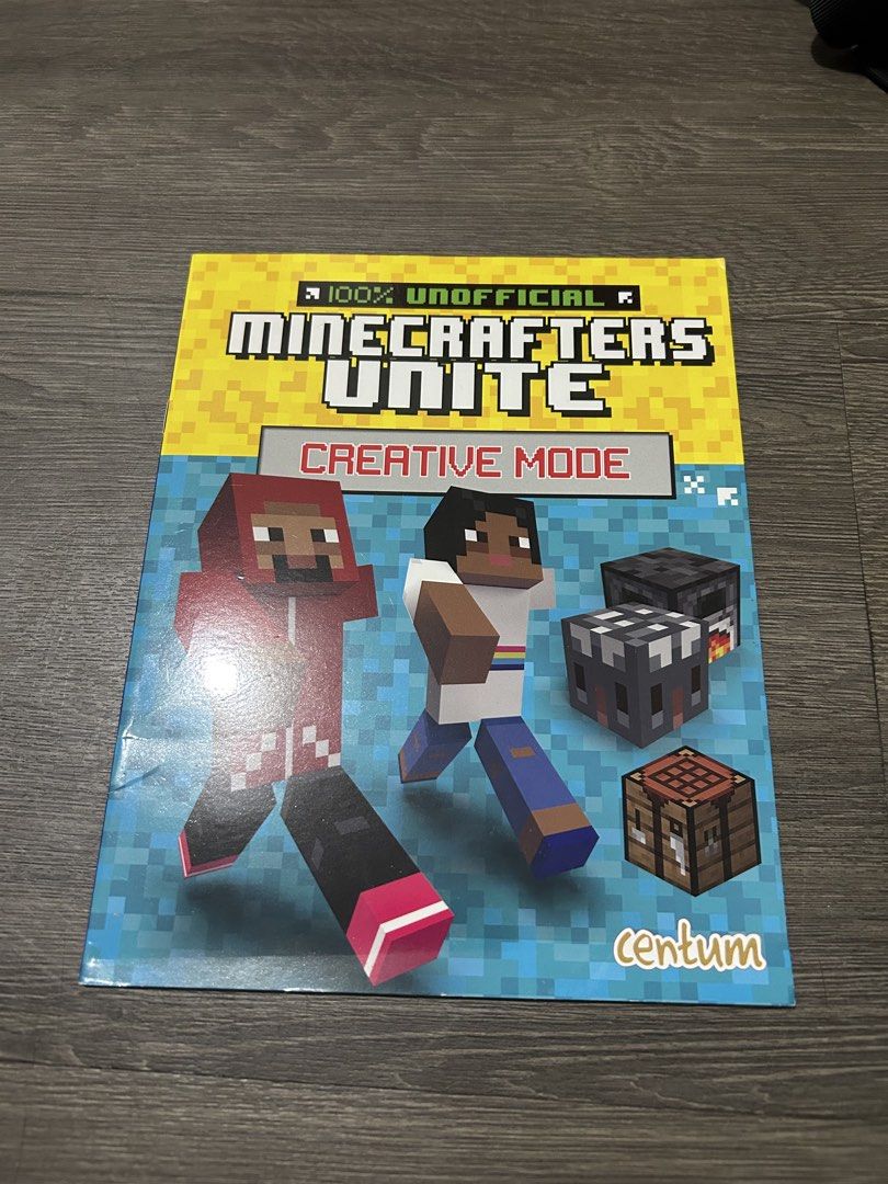 100% Unofficial Minecrafters Unite Activity Books Bundle (Category: Children's Books) located in Quezon City. Submitted by jooy03 (Listing ID 1466588983, Image 1). Description: - Set of 2 unofficial Minecraft activity books: Creative Mode and Hardcore Mode editions - Packed with fun puzzles, mazes, and crosswords - Great screen-free activity to keep young gamers busy - Condition: Minor shelf wear along the edges from handling.
