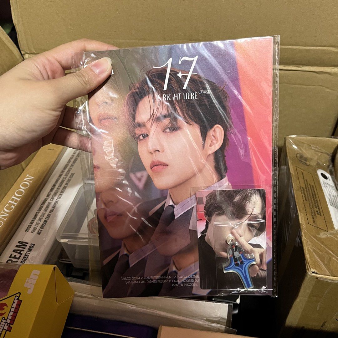 17IRH Deluxe Member Set (Category: K-Wave Merchandise) located in Cavite. Submitted by nel_dejesus28 (Listing ID 1466605690, Image 3). Description: WTS LFB Seventeen 17IRH Deluxe Member Set ₱200 each ₱380 for 2 📍 Bacoor, Cavite 📦 JnT Direct | LBC Sakto Pack (Photocard only) 💳 Gcash | Bank Transfer ⏳ PAYO - 3 DAYS DOP.