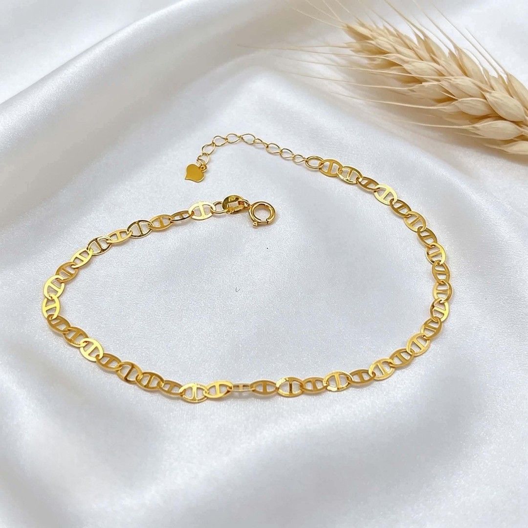 18K Saudi Gold G Bracelet (Category: Bracelets) located in Caloocan City. Submitted by cheskhaionlinestore2.0 (Listing ID 1466583079, Image 1). Description: 18K Pure Saudi Gold G Bracelet ₱5300 only 📌 🍒 Pawnable/ Nasasangla💯 🍒 Brandnew 💯 🍒 Ship via JNT/ LBC 🍒 Lalamove for same day delivery 🍒 We accept COD COP with downpayment to avoid cancellation of orders ⚡ How to Order? Please feel free to message us directly 🙏🏻 Cheskhai Online Store