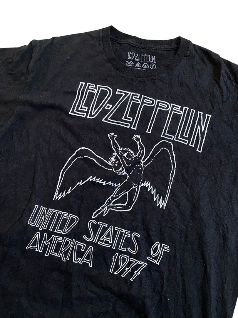 1973 Led Zeppelin (Category: Tshirts & Polo Shirts ) located in Maasin. Submitted by regain_cycle17 (Listing ID 1466686881, Image 2). Description: 1973 Led Zeppelin Excellent condition to as new🔥 21W x 27L 10/10 color rate🖤 super black in actual No issue❌ Washed and ready to wear♻️ 550 plus sf💰 MOP: GCash 📍SOUTHERN LEYTE, VISAYAS 6600. .