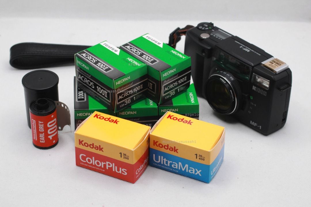 35mm Films (Category: Cameras) located in Marikina City. Submitted by musashixmusashi (Listing ID 1466606379, Image 1). Description: Fujifilm Neopan Acros 100 [expired: 2021.12] : ₱650 Lomography Earl Grey [expired: 2026.07] : ₱500 (no box, comes in plastic canister only) Kodak ColorPlus [expiry: 2028.05] : ₱750 Kodak UltraMax [expiry: 2027.10] : ₱950 less ₱50 per roll if bundled with one of my cameras sold as is policy: • first-to-pay basis • fo