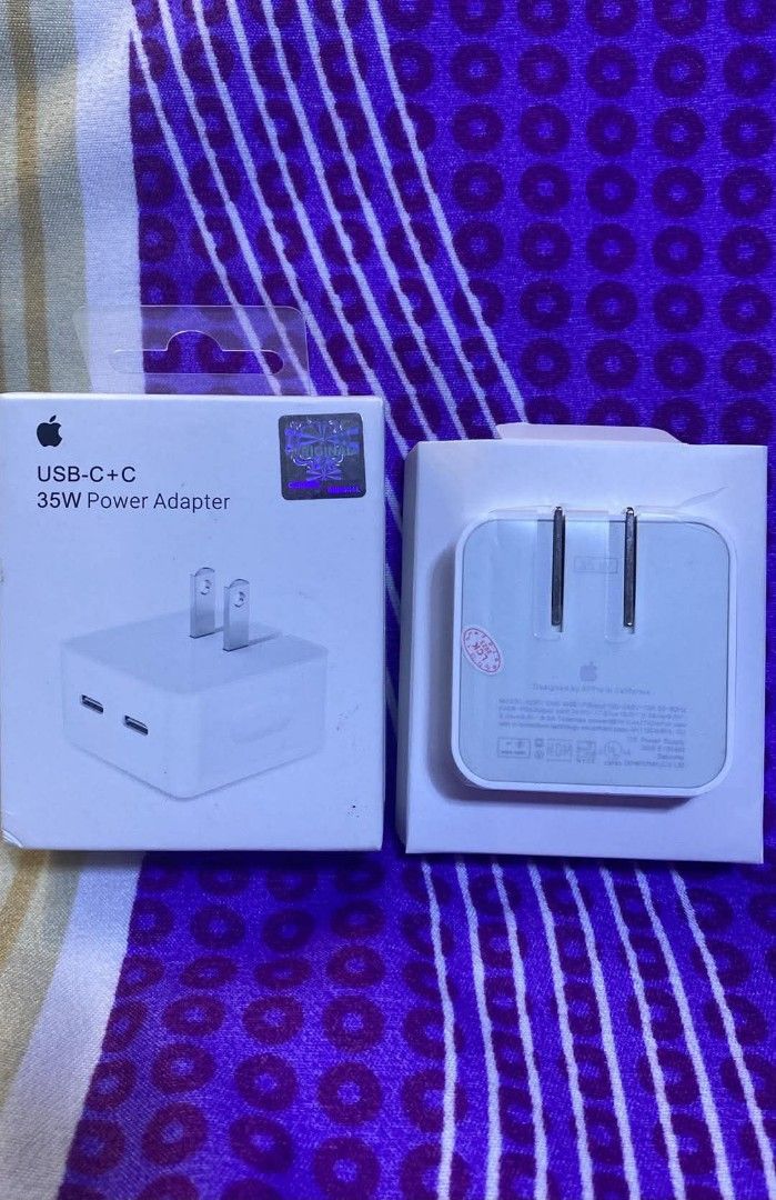 35W USB-C+C Adapter charger (Category: Chargers & Cables) located in Manila. Submitted by milasgadgetph (Listing ID 1466656826, Image 1). Description: .