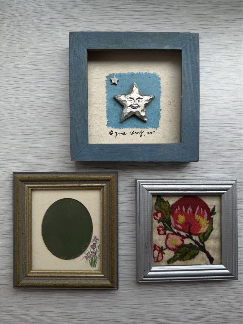 3pcs Miniature Framed Wall Art Decor (Category: Wall Decor) located in Quezon City. Submitted by shopgood_mnl (Listing ID 1466770288, Image 1). Description: .
