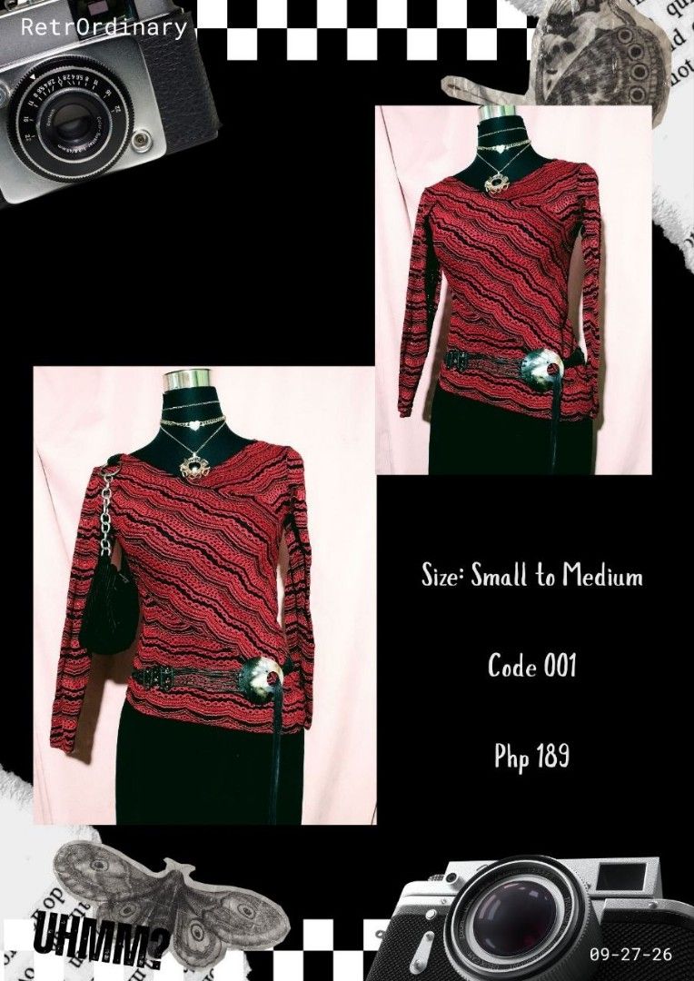 ??? (Category: Others Tops) located in Binan City. Submitted by retrordinary (Listing ID 1466660034, Image 3). Description: THE PRICES ARE INDICATED ON THE PICTURES ^^.