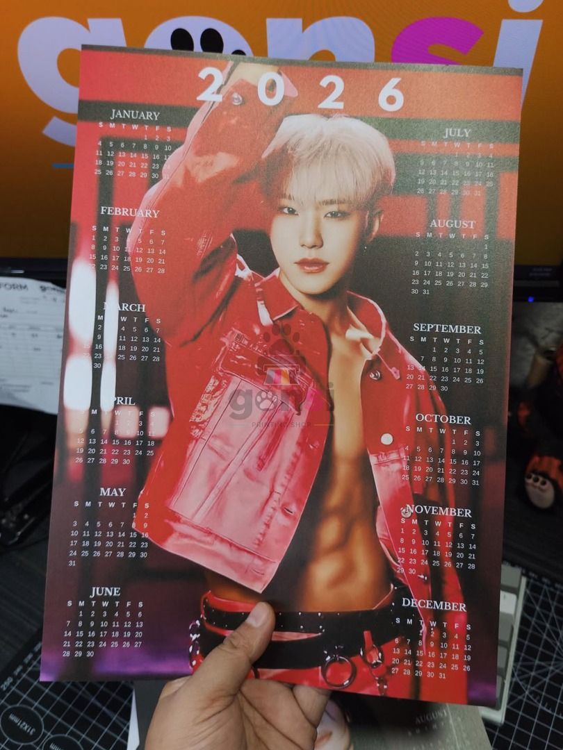 A4 Wall Calendar KPOP Printed (Category: Art & Prints) located in Caloocan City. Submitted by gonsiprintingph (Listing ID 1466580003, Image 2). Description: .