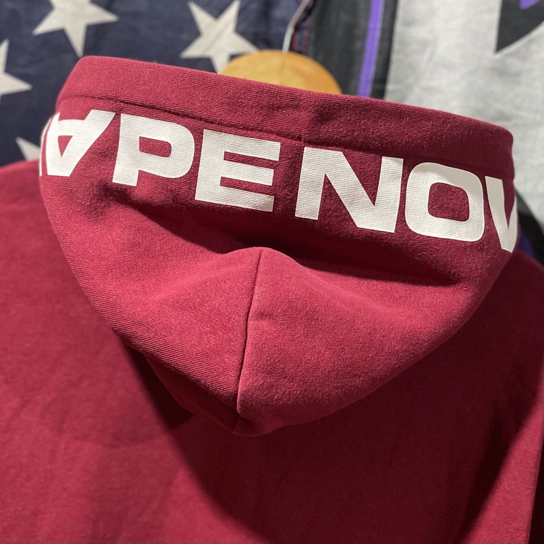 AAPE By A Bathing Ape Pullover Hoodie (Category: Coats, Jackets and Outerwear) located in Pandi. Submitted by 28hundreds (Listing ID 1466769519, Image 3). Description: AAPE By A Bathing Ape Pullover Hoodie (L) W 22.5 • L 26.5 excellent condition, no crack prints, authentic, see detailed pics to appreciate the piece thank you. - 1500 negotiable / bulacan.
