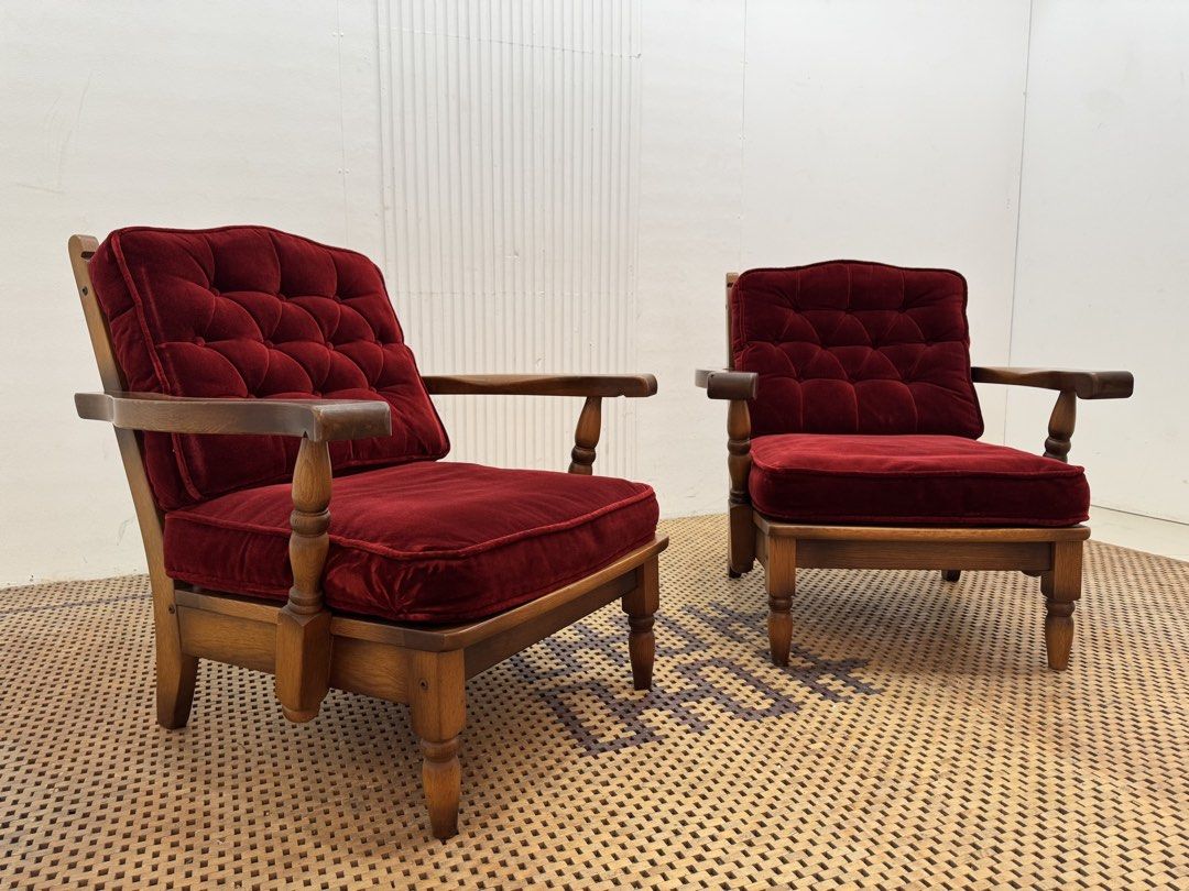 Accent chairs (Category: Chairs) located in Quezon City. Submitted by matetdevis13 (Listing ID 1466733161, Image 3). Description: PElegant Mid-Century 2-Piece Accent Chair Price: 10,500 L30 x W25.5 x H30.5/15 In good condition Code JMD35-M563.