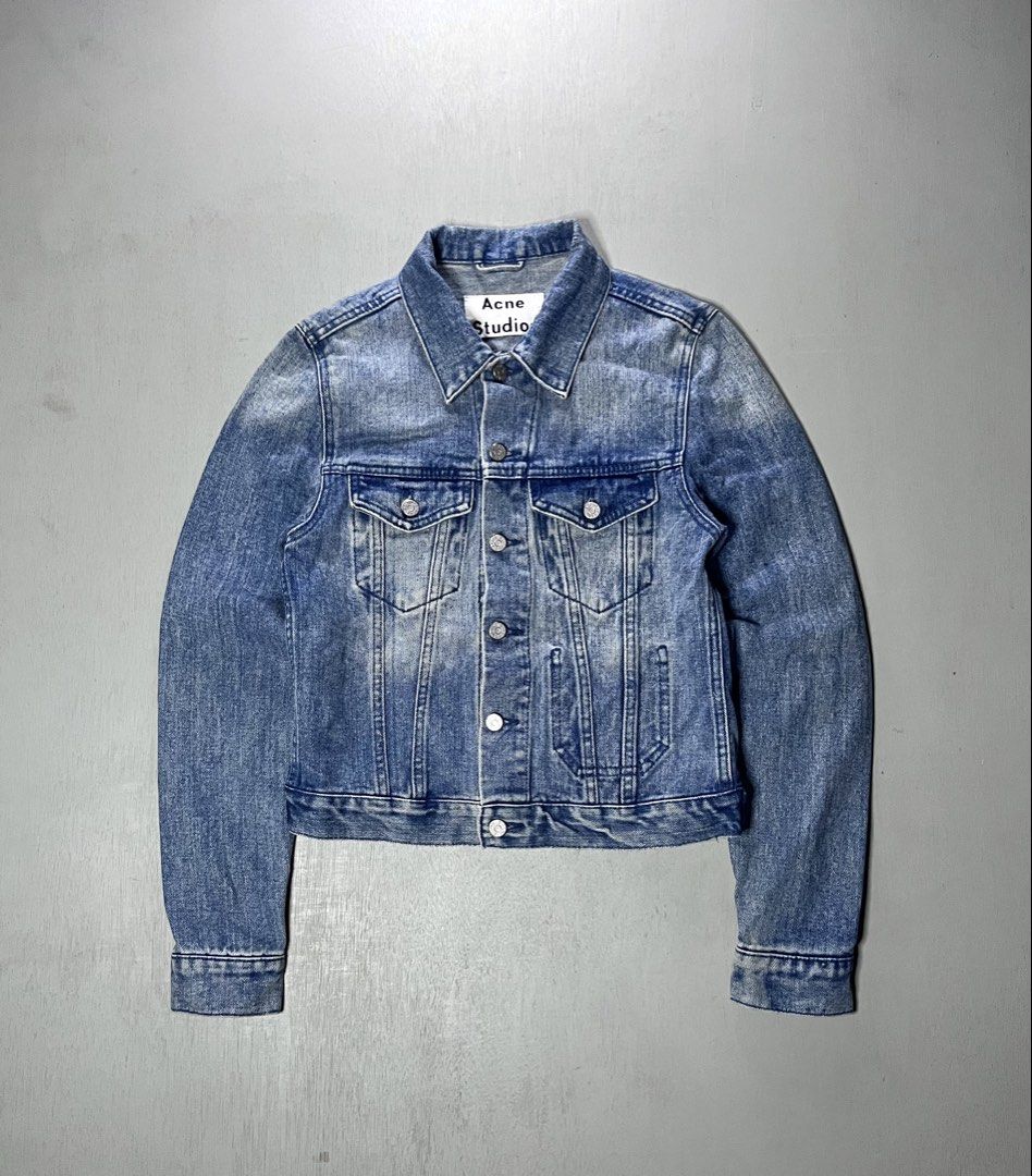 Acne studios Denim Jacket (Category: Coats, Jackets and Outerwear) located in Catbalogan. Submitted by yellfindss (Listing ID 1466744319, Image 1). Description: Excellent condition No issue Need wash 16/21 9/10 color rate.