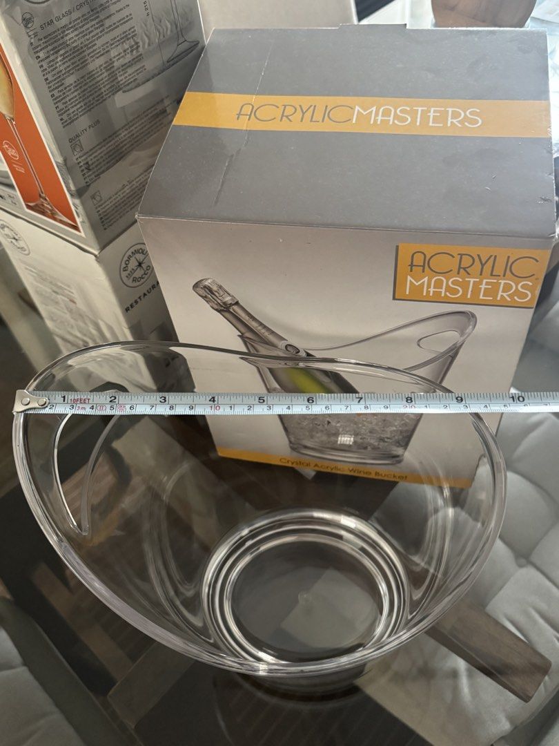 Acrylic Master wine bucket (Category: Dinnerware & Cutlery) located in San Juan City. Submitted by sageberries (Listing ID 1466578459, Image 3). Description: .
