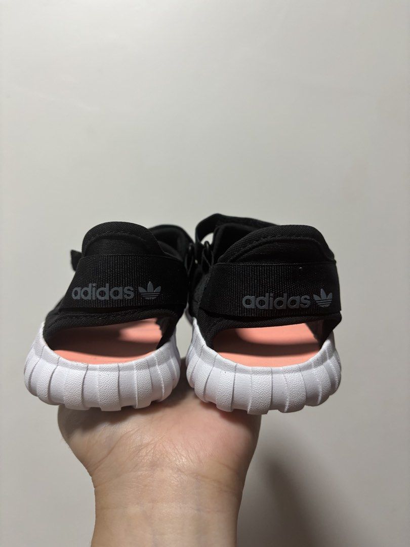 Adidas black sandal (15.5cm-16cm) (Category: Babies & Kids Fashion) located in Imus. Submitted by littlebooythriftstore (Listing ID 1460425381, Image 3). Description: Bacoor.