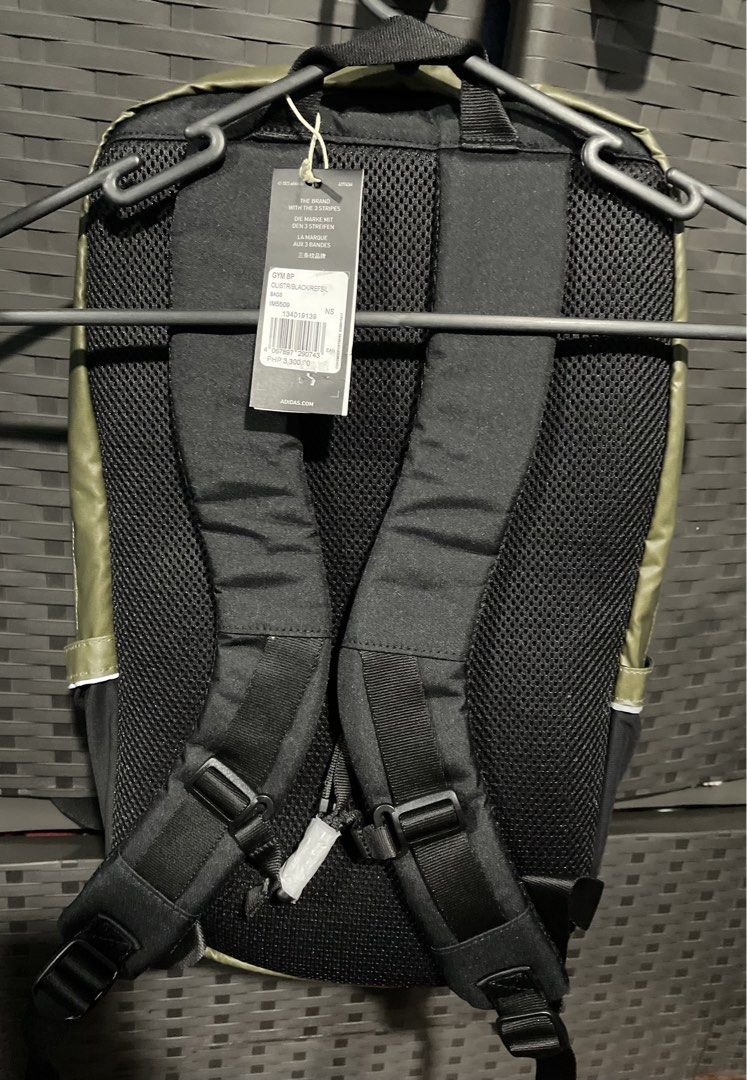 Adidas gym/laptop/tablet backpack (Category: Backpacks) located in Cainta. Submitted by j.c.v_68 (Listing ID 1465655695, Image 3). Description: 100% original/authentic 💯 Comes with tag, plastic & paper bag 2 side pockets for an umbrella & tumbler Padded laptop/tablet compartment 2-zipped compartments Padded mesh back support & straps Belt strap Water repellent Reflector design SRP: 3300.