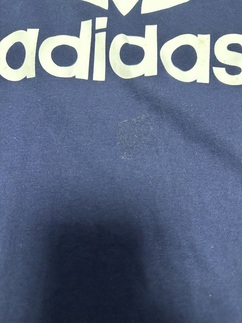 Adidas T-Shirt Bundle Set 3pcs (Category: Babies & Kids Fashion) located in Balagtas. Submitted by momandkidstuffph (Listing ID 1466575473, Image 3). Description: - Bundle of 3: Blue, black, and dark blue - Design: Iconic Adidas chest logos and branding - Material: 100% breathable cotton - Fit & Style: Short sleeves, crew neck - Versatile: Ideal for casual daily wear or workouts - Message us for bundle inquiries or more details! measurements prov