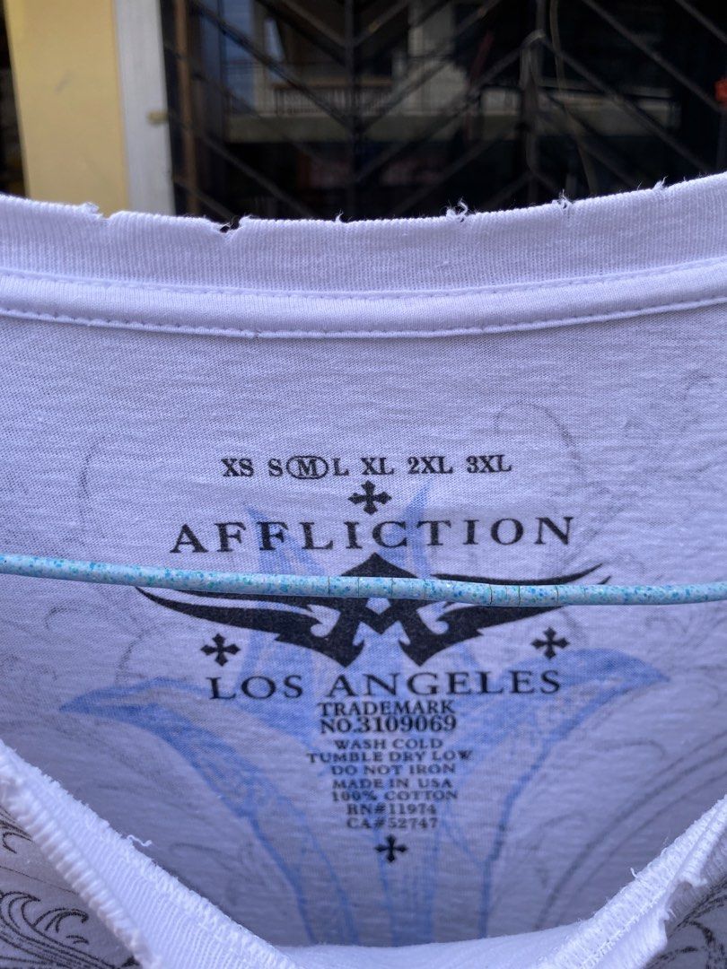AFFLICTION (Category: Tshirts & Polo Shirts ) located in Cotabato. Submitted by chaowie (Listing ID 1466619573, Image 3). Description: Free sf ship kaagad 10/10 condi .
