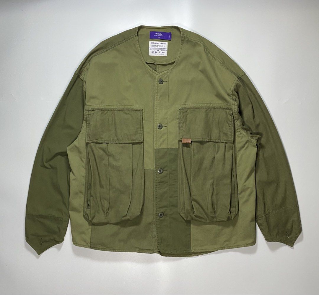 Aftermath Reworked Military Jacket (Category: Activewear) located in Bago City. Submitted by johnpaul_gidlayan (Listing ID 1466723700, Image 1). Description: Aftermaths Reworked Military Jacket Item Details Size: Large Dimension: 26.5x31.5 Sleeves: 23.5 Shoulder: 24.5 Condition: Excellent condition (needwash) Color Rate: 9.5/10 Flaws: None (Item color vary due to lighting) — Price: 1850+sf.
