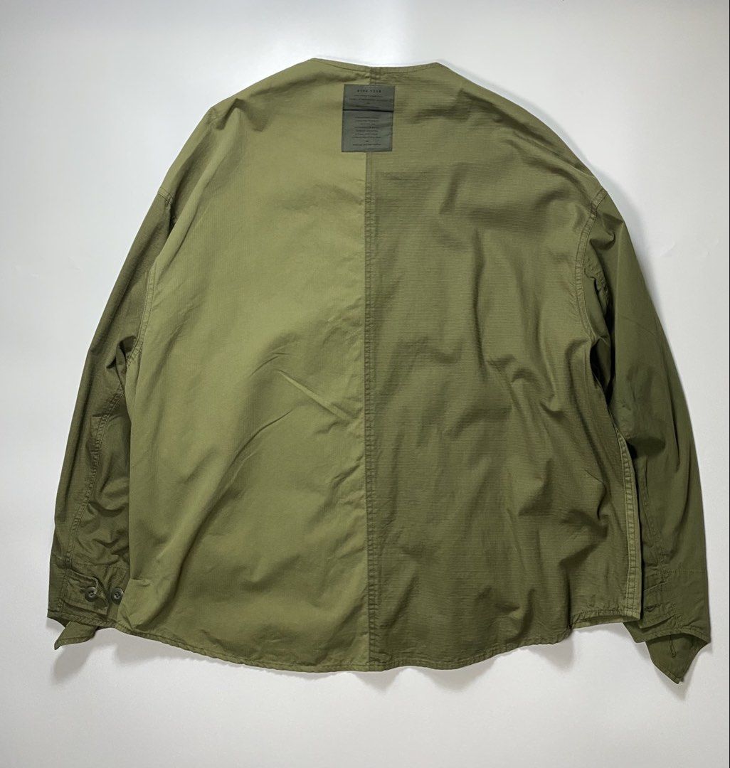Aftermath Reworked Military Jacket (Category: Activewear) located in Bago City. Submitted by johnpaul_gidlayan (Listing ID 1466723700, Image 2). Description: Aftermaths Reworked Military Jacket Item Details Size: Large Dimension: 26.5x31.5 Sleeves: 23.5 Shoulder: 24.5 Condition: Excellent condition (needwash) Color Rate: 9.5/10 Flaws: None (Item color vary due to lighting) — Price: 1850+sf.
