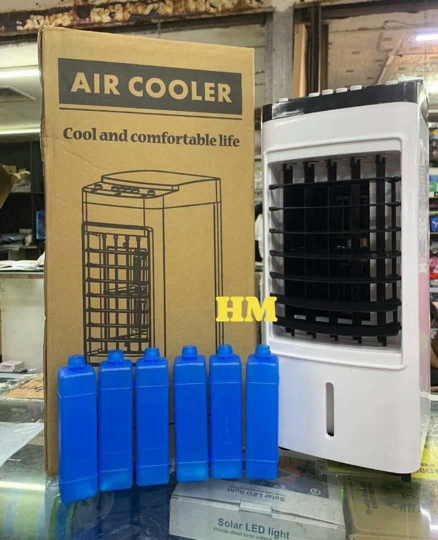 Air Cooler with Ice Crystal Boxes and Box (Category: Air Conditioning and Heating) located in Manila. Submitted by wisecat_f7c143 (Listing ID 1466607392, Image 1). Description: NEW ARRIVAL!!! good quality Air Cooler with Ice Crystal Boxes and Box 1 year warranty pm me COD via lalamove *may shipping fee*.