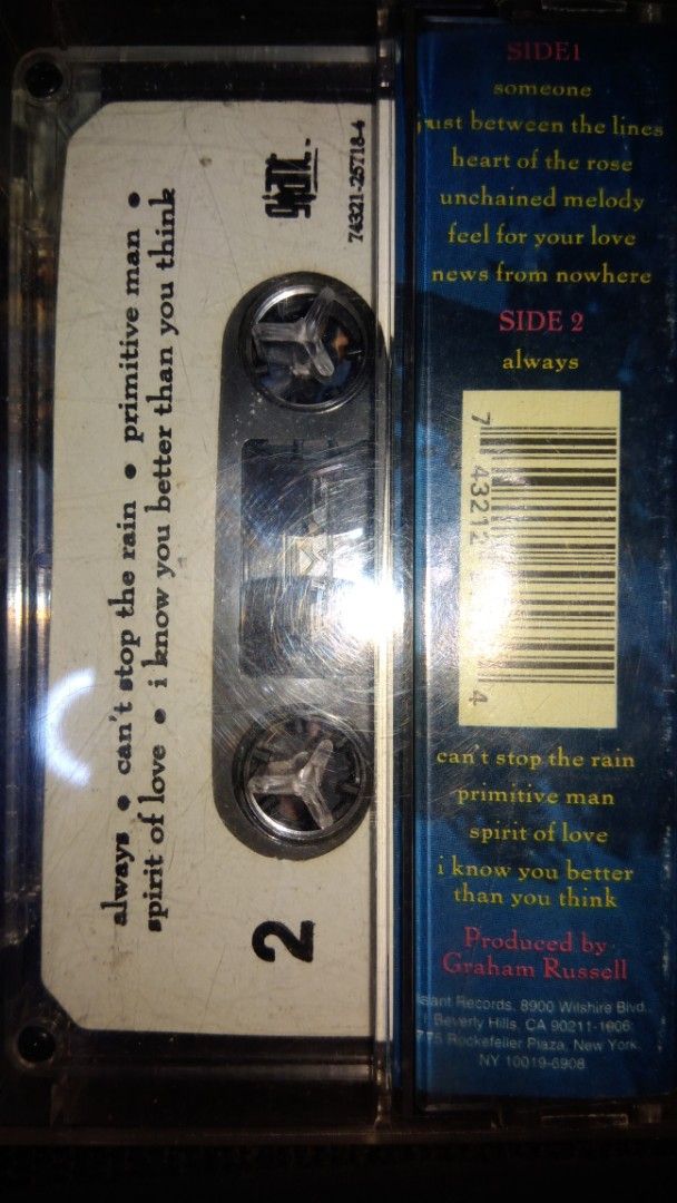 Air Supply Cassette Tape (Category: CDs & DVDs) located in Makati City. Submitted by julz2026 (Listing ID 1466667603, Image 2). Description: -Price is fixed - With inlay and transparent casing - Very good condition.