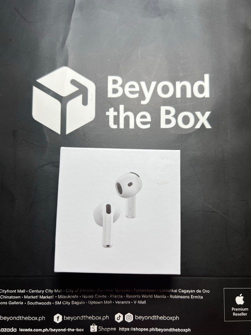 AirPods Gen 4 with ANC (Category: Headphones & Headsets) located in Manila. Submitted by jmph_ (Listing ID 1466739098, Image 1). Description: AirPods Gen 4 with ANC ✔️ AirPods Gen 4 with Active Noise Cancellation (ANC) ✔️ Not sealed / opened item ✔️ Good overall condition ✔️ Clean and well-maintained ✔️ Great for music, calls, and everyday use ✔️ Ready to use 📦 Condition:Not sealed, but still in good condition and working properly. 📩 PM for mor