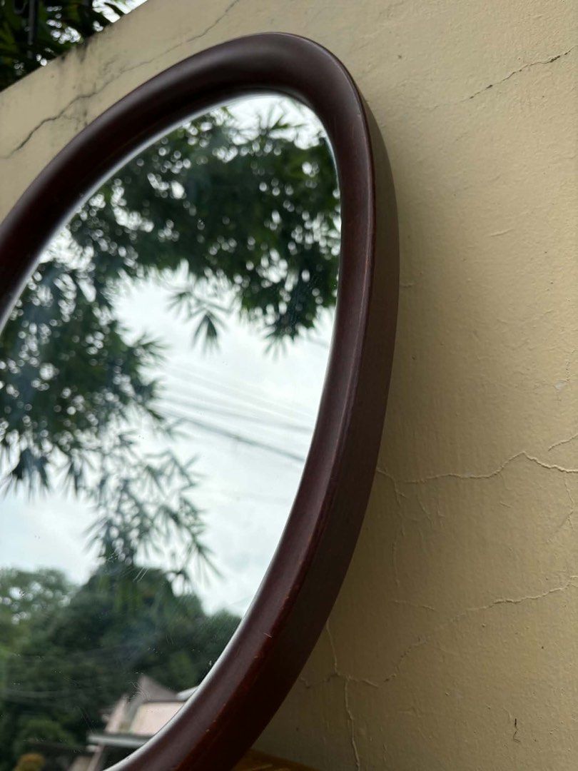 Akita Mokko Mirror (Category: Mirrors) located in Calamba. Submitted by japanitems18 (Listing ID 1466692238, Image 3). Description: • Designer: Sori Yanagi (c. 1975) • Maker: Akita Mokko (Japan) • Material: Beech wood with a bentwood (magemono) frame and glass • Style: Japanese modern / Mid-century design.