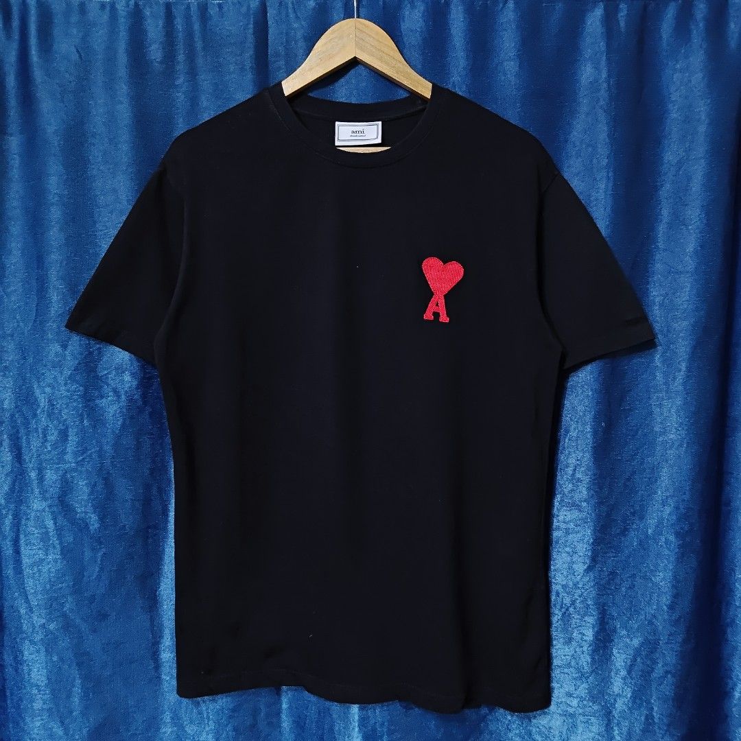 ALEXANDRE MATTIUSSI BASIC LOGO TEE (Category: Tshirts & Polo Shirts ) located in Makati City. Submitted by upcycled.closeth (Listing ID 1466590253, Image 1). Description: - Authentic Ami product - Blsck, short-sleeved - Size: Large (men's) - Like new - Authentic - flaws: no flaws - Excellent condition - Need wash, fresh from bale - Features design of Ami Paris basic logo tee - Material: 100% cotton !!STILL NEGOTIABLE!!.