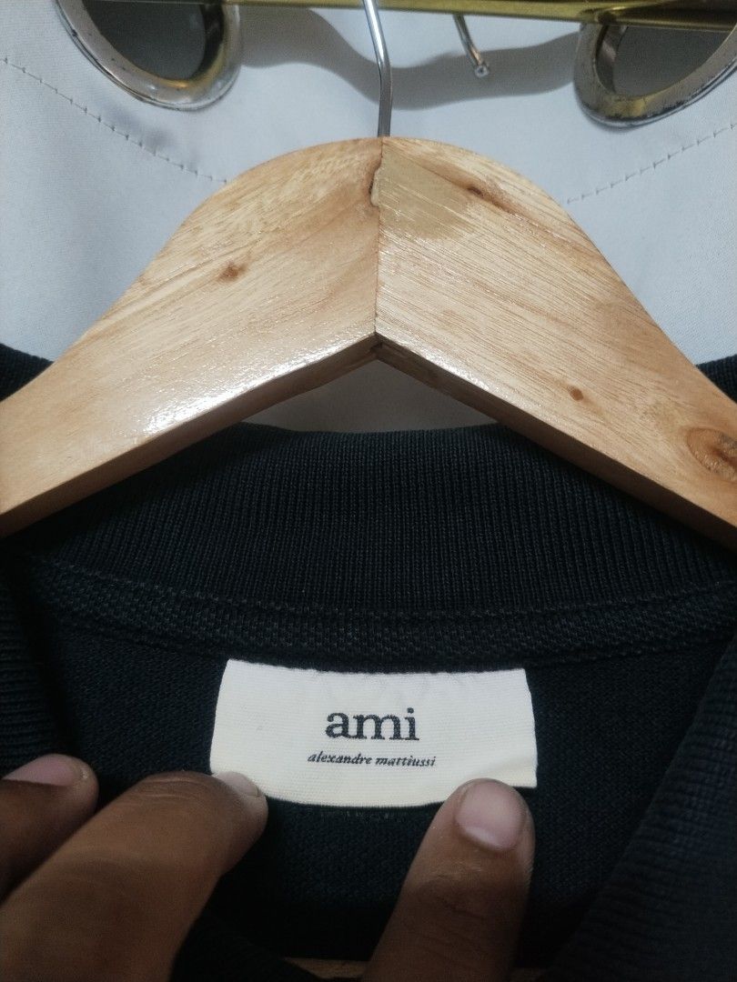 AMI POLO SHIRT (Category: Activewear) located in Manila. Submitted by liljhayvillanueva (Listing ID 1466717337, Image 3). Description: AMI POLO SHIRT SIZE M COLORATE BODY 9/10 COLORATE COLLAR 8/10 NO PINHOLE OR HOLE.