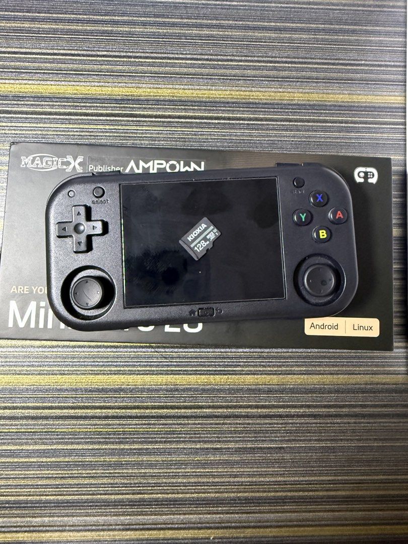 Ampown Mini Zero 28 (Category: Others) located in Daet. Submitted by shandra21 (Listing ID 1466762303, Image 3). Description: Good for retro game upto PSP comes with 128gB SD card witgh games Plug&Play! Specs: 2GB/128GB 2.8inch HD IPS Display 2000mAh Battery Android10.