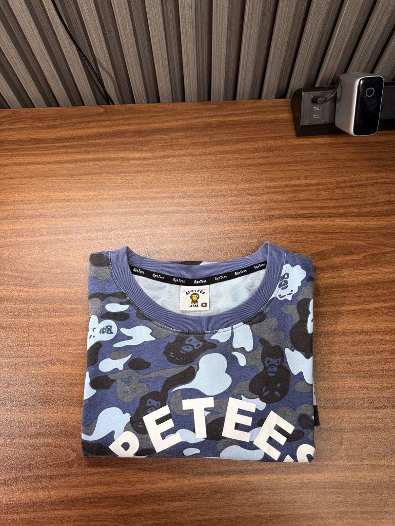 Ape Tees (Category: Activewear) located in Bulacan. Submitted by jomar_0705 (Listing ID 1466769588, Image 1). Description: Ape tees Medium on tag W21 L27.5 Excellent No issue.