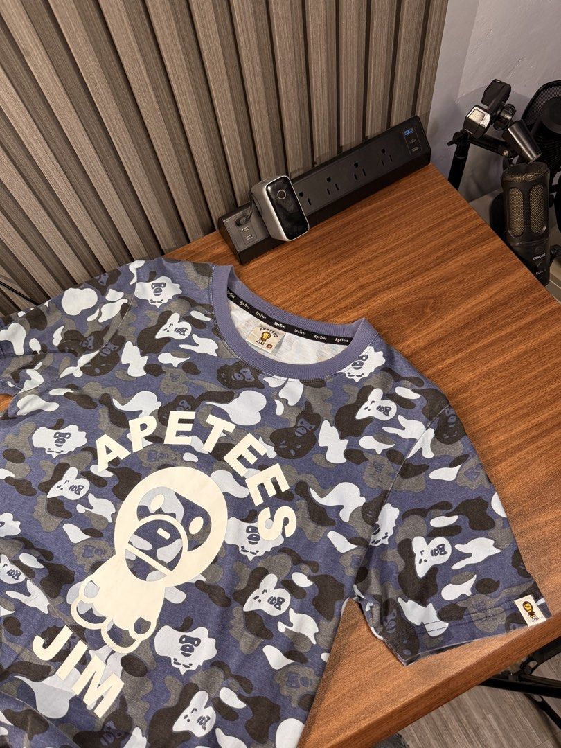 Ape Tees (Category: Activewear) located in Bulacan. Submitted by jomar_0705 (Listing ID 1466769588, Image 3). Description: Ape tees Medium on tag W21 L27.5 Excellent No issue.