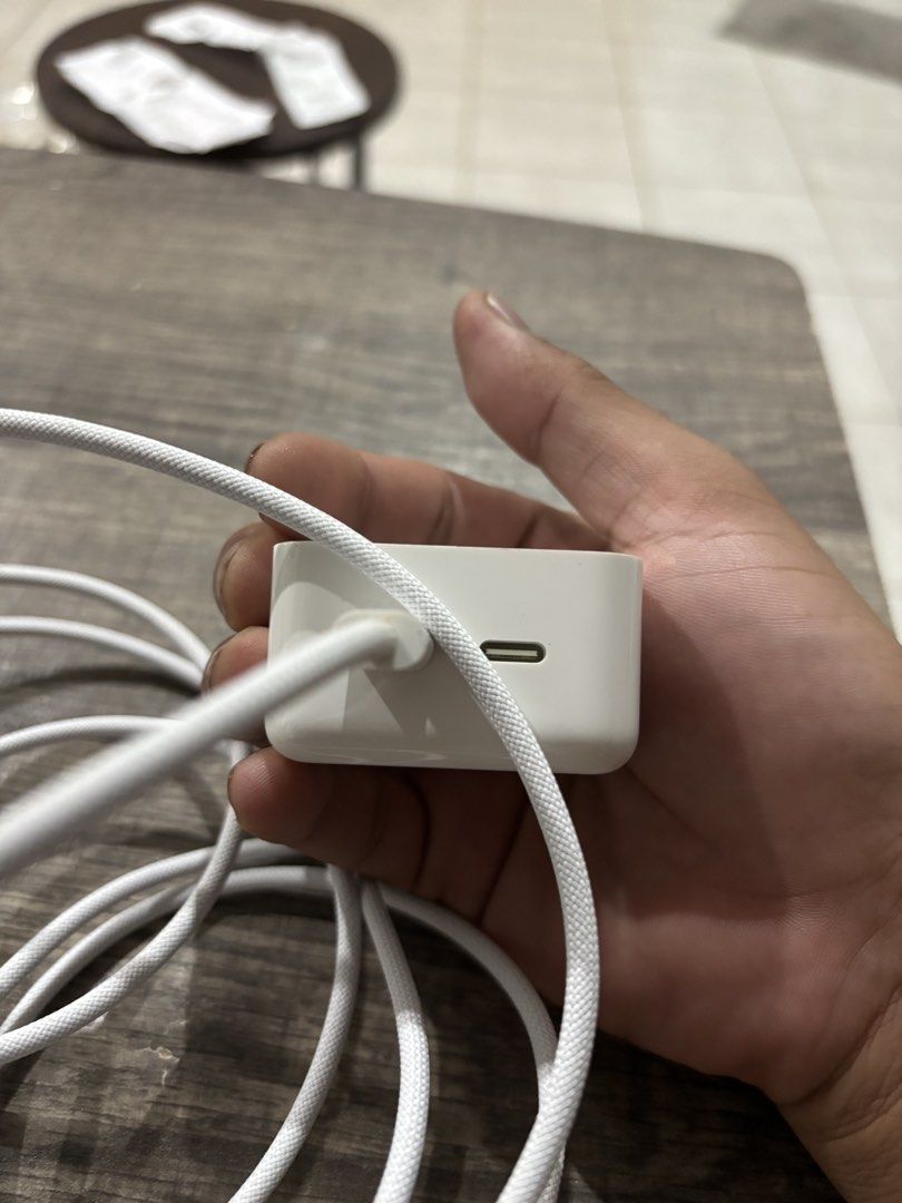 Apple 35W Dual USB-C Port Compact Power Adapter w/ Cable (Category: Chargers & Cables) located in Santa Rosa. Submitted by rahbii (Listing ID 1466564778, Image 3). Description: Apple 35W Dual USB-C Port Compact Power Adapter w/ Cable.
