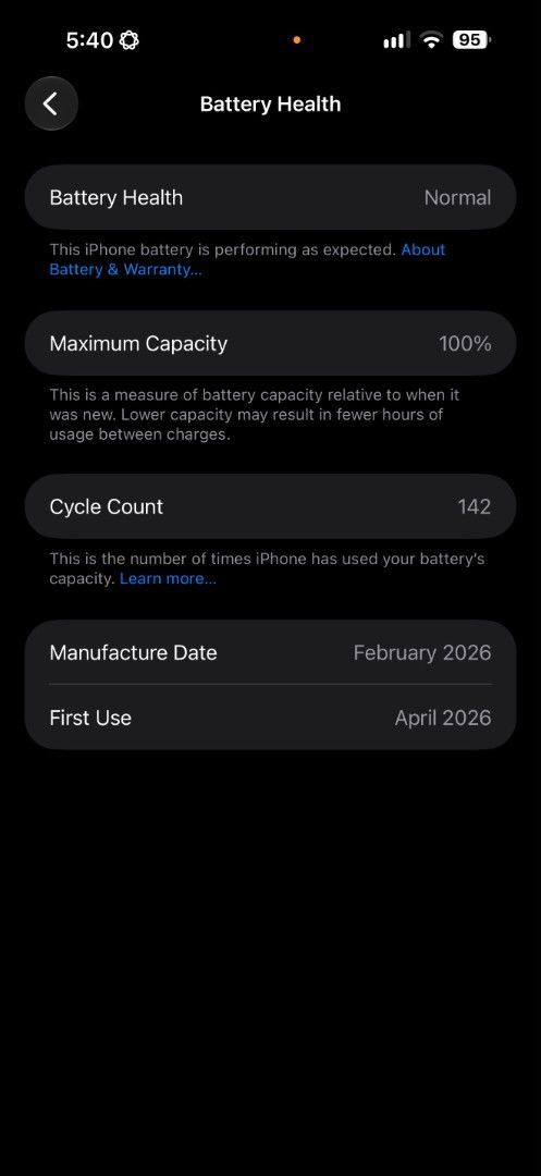 Apple iPhone 17 Pro Max 256GB White (Category: iPhone 17 Series) located in Manila. Submitted by warmfalcon-1c73a3 (Listing ID 1466769622, Image 2). Description: Apple iPhone 17 Pro Max in white, My personal Unit. 256GB storage capacity. Battery health 100 percent with 142 cycle counts. Original box included in the package. Limited warranty active until April 2027. Clean screen, zero scratches. no any issues, open line din 68k. dm lang nego papo.
