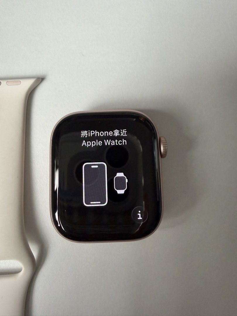 Apple Watch Series 11 42mm (Category: Wearables & Smart Watches) located in Makati City. Submitted by woxscloset (Listing ID 1466597473, Image 3). Description: Apple Watch Series 11 GPS 42mm Aluminum Case with Light Blush Sport Band S/M Color: Rose Gold Bought Jan 2026 As of October 22, 2026, Battery Health is 99%. RFS: Need the cellular version.